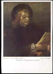 x14182; Rembrandt Hermensz van Rijn. Der lesende Jüngling.