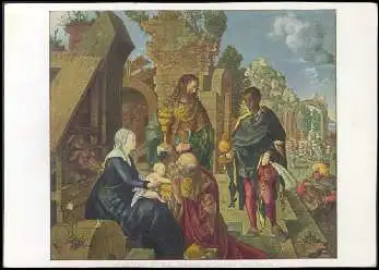 x14198; Albrecht Dürer. Anbetung der Heiligen Drei Könige.