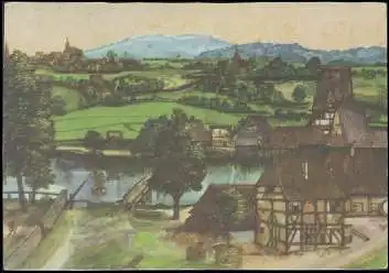 x14230; A. Dürer. Drahtziehmühle.