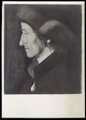 x14294; Hans Burglunair. Bildnis dos Sebastian Brant. Um 1508.