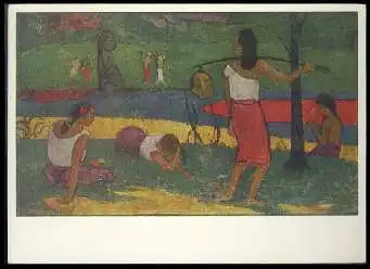 x14311; PAUL GAUGUIN ). Junge Tohltianerlnnen am Strand.