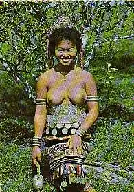 x14393; Malaysia. Sarawak. A Dayak beauty.