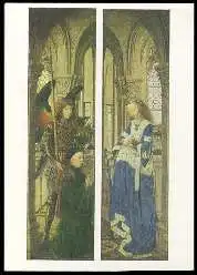 x14429; JAN VAN EYCK (um ). Reisealtar Flügel.