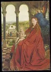 x14439; Jean van Eyck. Madonna mit Kanzler Rolin.