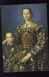 x14451; Firenze. Uffizi. Bildnis der Herzogin Eleonora von Toledo mit ihrem Sohn Giovanni de Medici.