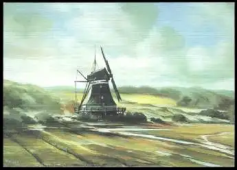 x14514; H. Rhode. Die Windmühle in der Niederung.