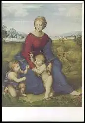 x14540 ; RAFFAELLO SANTI, Die Madonna im Grünen. 1506.