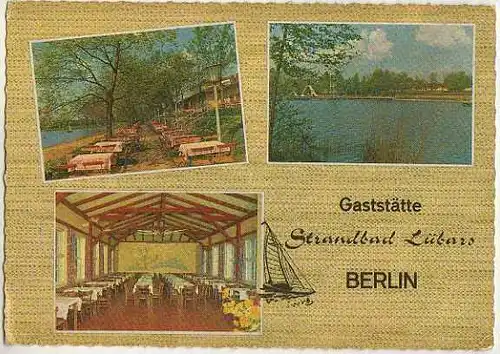 x14730; Berlin. Gaststätte Strandbad Lübars. Inhaber Walter Busch.