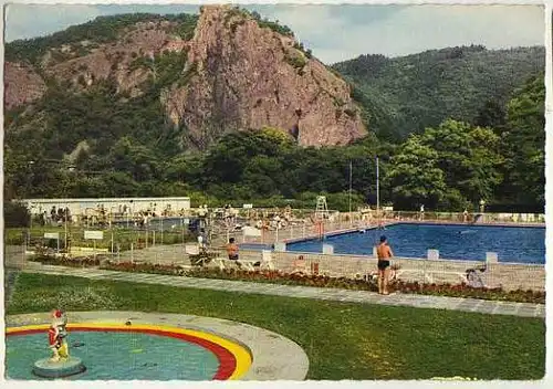 x14737; Bad Münster am Stein. Thermalschwimbad.