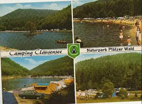 x14741; Waldfischbach. Camping Clausesee.