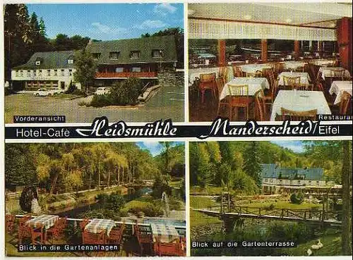 x14759; Manderscheid.Hotel Cafe Heidamühle.