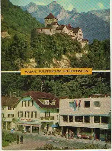 x14761; Vaduz. Fürstrum Liechtenstein.
