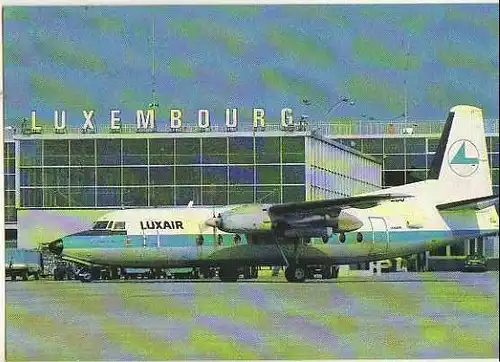 x14813; Luxair.Fokker Friendship F27.