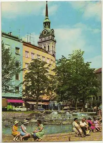 x14815; München. Rindermarkt und Petersturm.