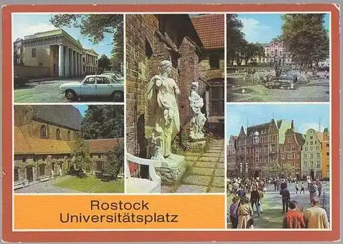 x14888; Rostock. Universitätsplatz.
