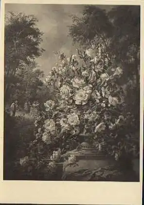 x15157; Fuhrmann, Max. Blumen im Park. Haus der Deutschen Kunst Nr. 457.