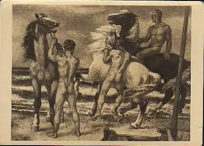 x15164; Pieper, Jos. Reiter am Meer. Haus der Deutschen Kunst Nr. 475.