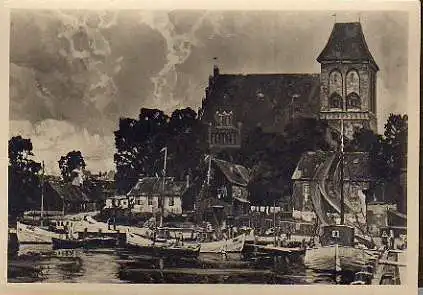 x15237; Mercker, Erich. Putzig bei Danzig. Haus der Deutschen Kunst Nr. 603.