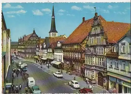 x15332; Hameln. Oserstrasse mit Museum und Hochzeitshaus.