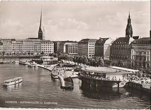 x15360; Hamburg. Alsterpavillon.