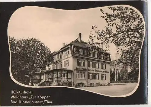 x15404; Bad Klosterlausmitz. HO Hotel Waldhaus Zur Köppeden.