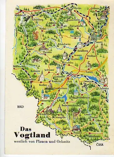 x15468; Das Vogtland. .