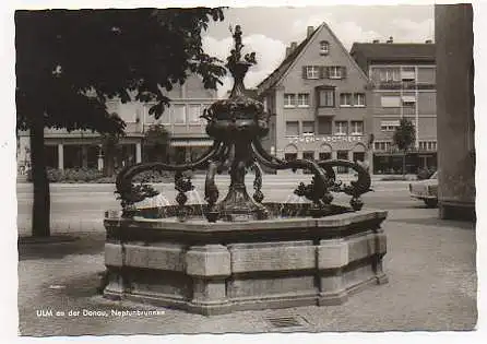 x15495; Ulm an der Donau. Neptunbrunnen