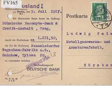 x15765; Firmenkarten; Berlin. Deutsche Bank