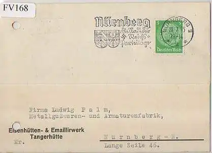 x15768; Firmenkarten; Tangerhütte. Eisenhütte und Emaillierwerk