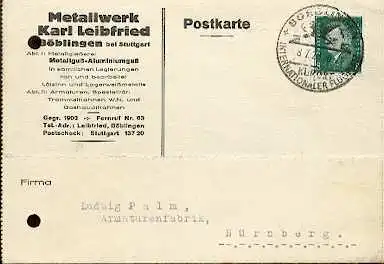 x16025; Luftfahrt Stempel:Internationaler Flugplatz. Boeblingen Kurort . 08.7.29