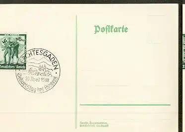 x16181; NS Zeit: Geburtstag des Führers. 20. April 1938. Berchtesgaden. Mi662