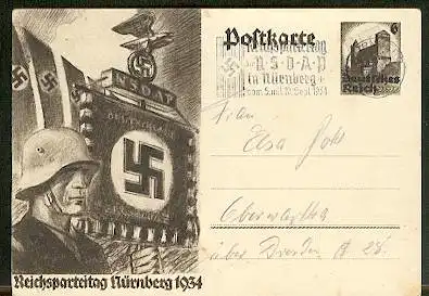 x16238; NS Zeit: Reichsparteitag der NSDAP ... Nürnberg 11934