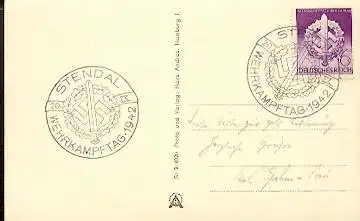 x16245; NS Zeit: Stendal 20.IX Wehrkampftag 1942.