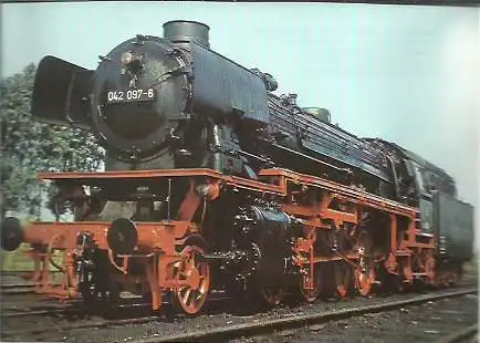 x16327. Baureihe 42. Zweizylinder-Güterzuglokomotive mit Ölfeuerung.