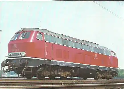 x16347. Baureihe 210. Strecken-Diesellokomotive mit einem 250-PS-Dieselmotor.