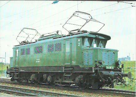 EISENBAHN Motiv Güterzug E-Lok Lokomotive Baureihe E95 Verkehrsmuseum Dresden 