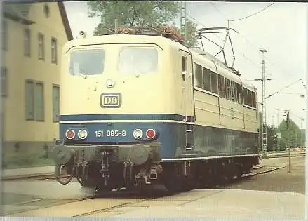 x16358. Baureihe 151. elektrische Lokomotive für schweren Güterzugdienst Nennleistung 6000kW.
