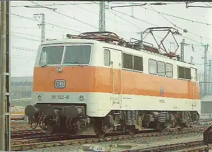 x16362. Baureihe 111. Elektrische Lokomotive Nennleistung 3620 kW.