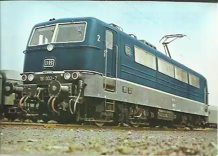 x16368. Baureihe 181. elektrische Zweifrequenz-Schnellzuglokomotive.