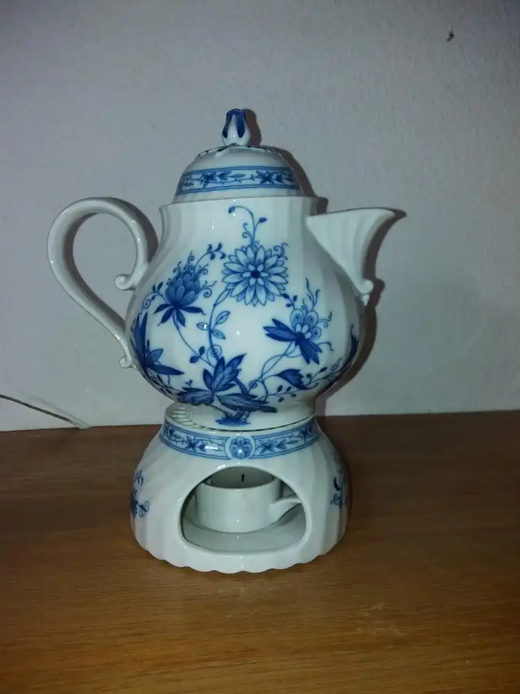 Kaffee- u Teeservice Kaiser DRESDEN echt Kobalt blau für 12 Pers. überkomplett 3