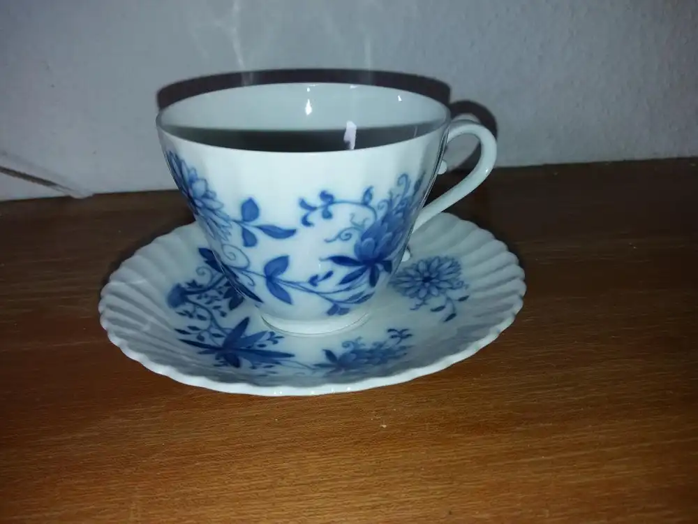 Kaffee- u Teeservice Kaiser DRESDEN echt Kobalt blau für 12 Pers. überkomplett 5