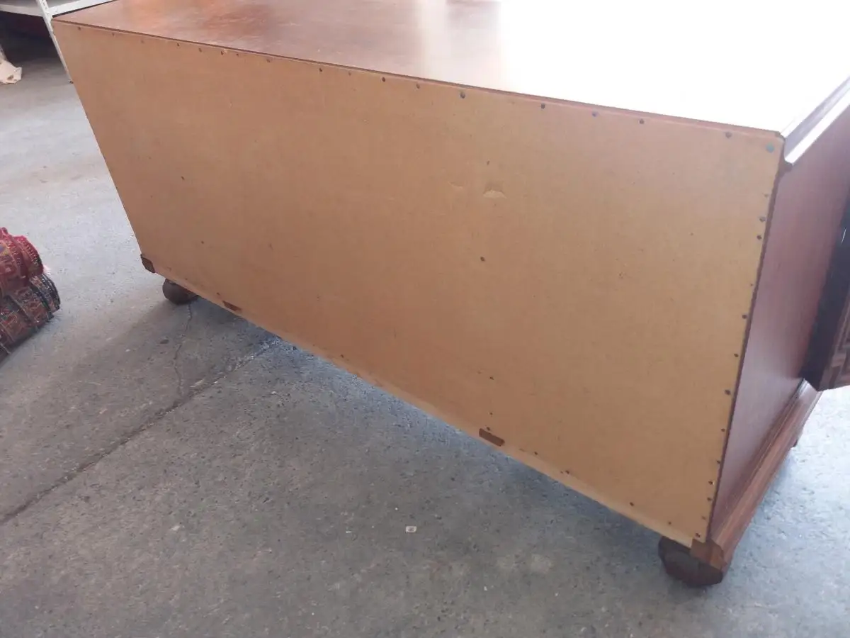 eindrucksvolles Sideboard Anrichte in Wurzelholzoptik ca. 1920 bis 1930 6