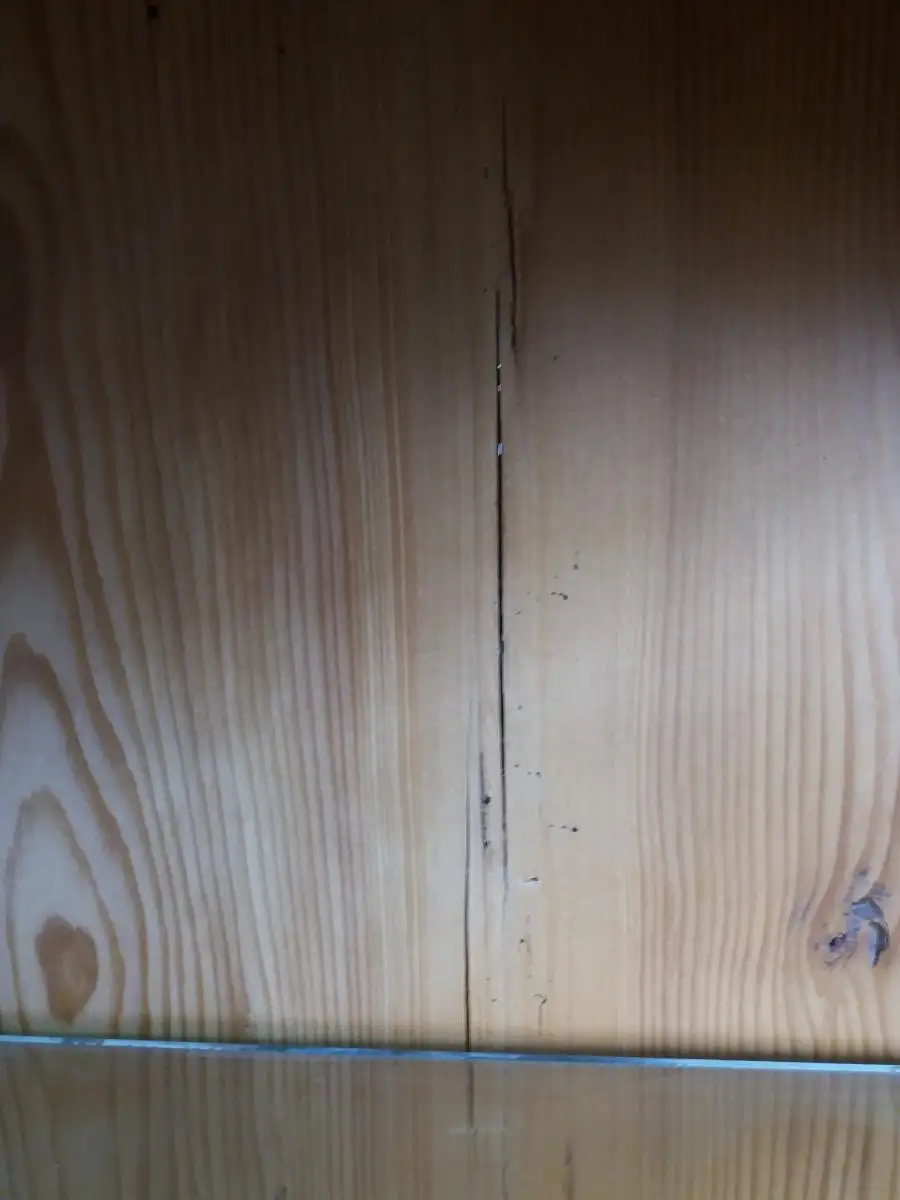 verglaste Vitrine Buffetaufsatz aus Massivholz - ca. von 1900 6