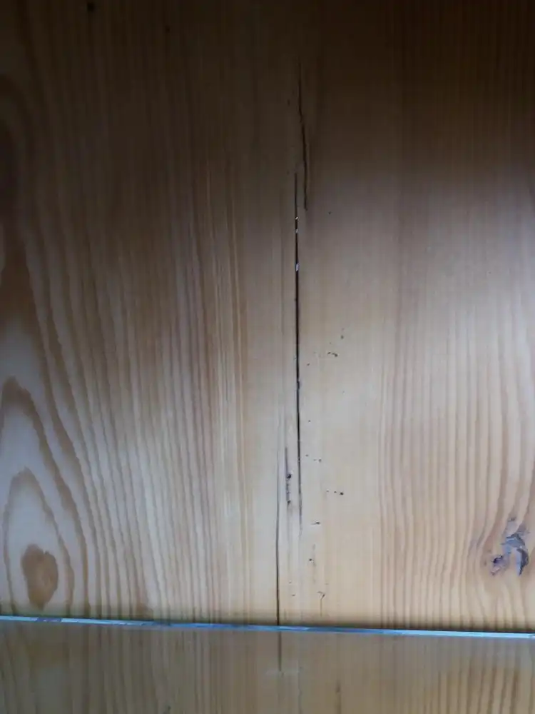 verglaste Vitrine Buffetaufsatz aus Massivholz - ca. von 1900 6