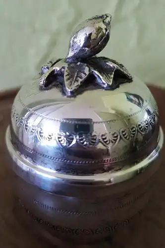 Antike Silber Pillendose KAP 900 gestempelt.