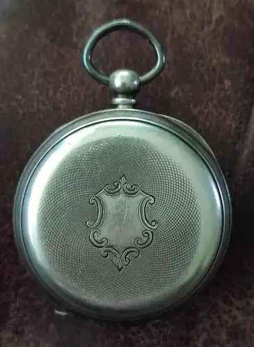 Antike Taschenuhr, Waltham voll Silber von 1884