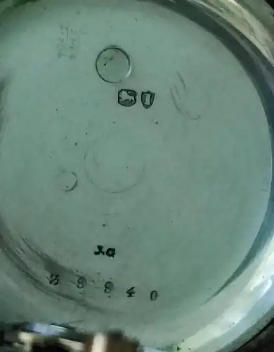 Antike Taschenuhr, Waltham voll Silber von 1884