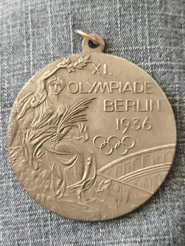 Olympische Medaille von 1936 selten