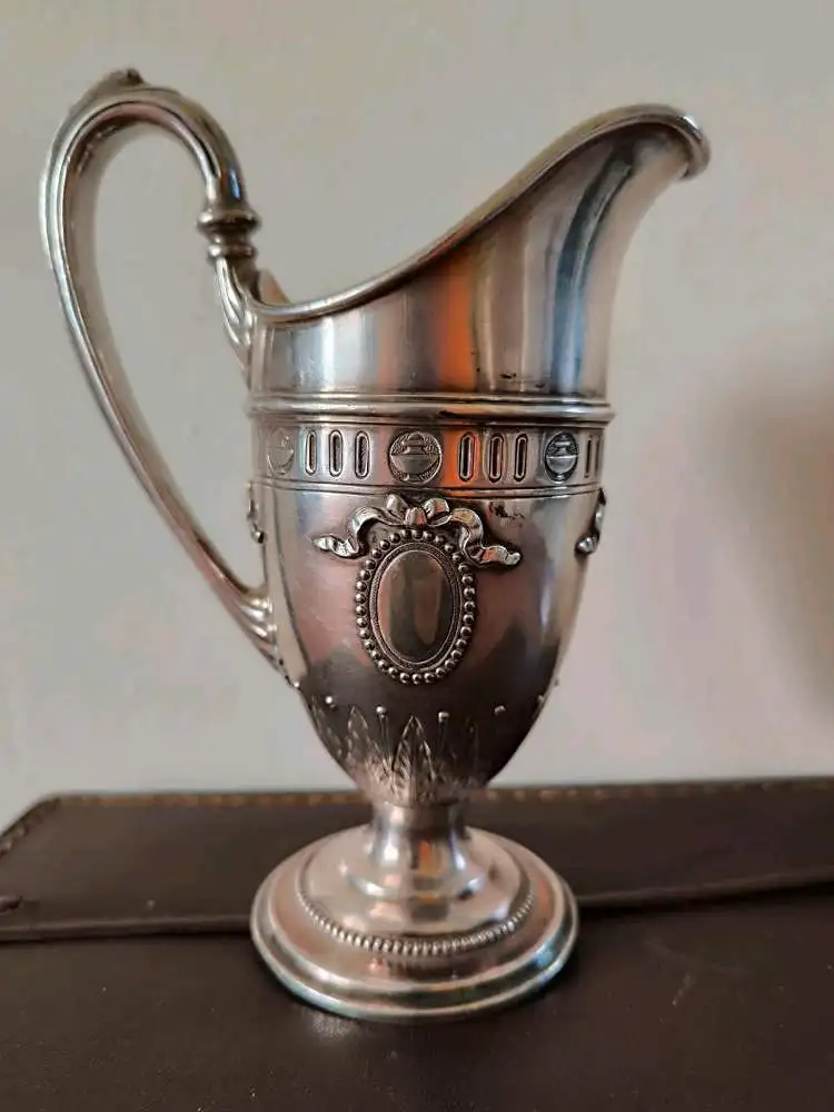 Antike silberne Karaffe Elkington & Co. England 3
