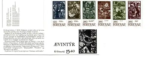 Dänemark Färöer 1984 Nr MH2 Postfrisch / ** DFMH2